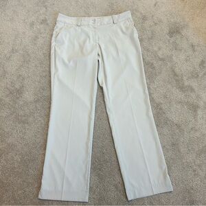 Nike golf women's light cream beige pants tour performance dri-fit Sz 12 NWOT